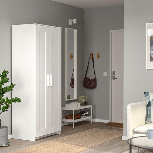 cumpără Dulap Ikea Brimnes 78x190 2 двери White în Chișinău 