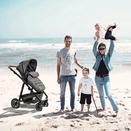 Carucior 3 in 1 BabyGo Simplex Grey Melange 