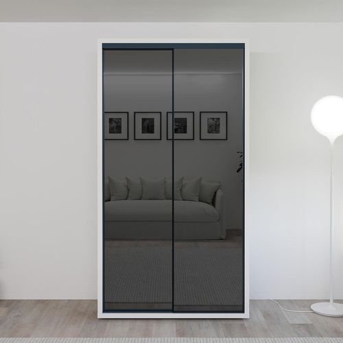 купить Шкаф Bayro Parma Gaphite 1200x2250x600 белый, купе в Кишинёве 