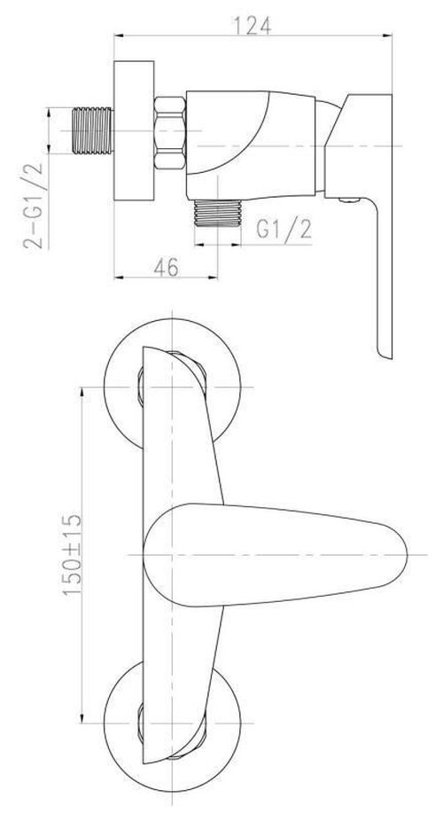 cumpără Baterie de duș Ferro SMART 98061/1.0 în Chișinău 