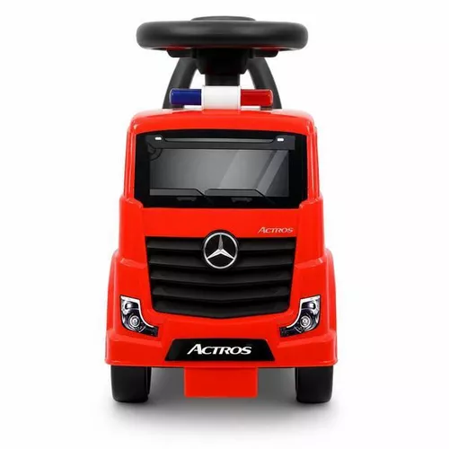 cumpără Tolocar Kids car 9010144 Red "Mercedes-Benz: Actros" cu volan muzical în Chișinău 