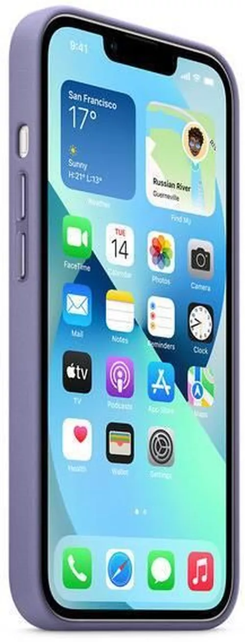 cumpără Husă pentru smartphone Apple iPhone 13 Leather Case with MagSafe Wisteria MM163 în Chișinău 