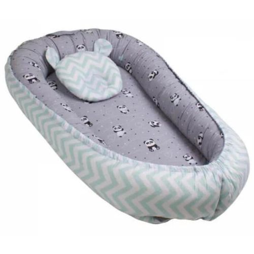 купить Гнездо для новорожденных PernaMea Babynest Panda Turcoaz (PM.100927/3) в Кишинёве 