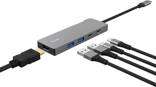 купить Переходник для IT Trust Dalyx 5-in-1 USB-C Multiport Adapter, USB v.3.2 в Кишинёве 