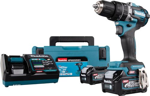 cumpără Șurubelnița Makita HP002GA201 Masina de gaurit percutie 65nm 2 acum 40V 2.0AH în Chișinău 