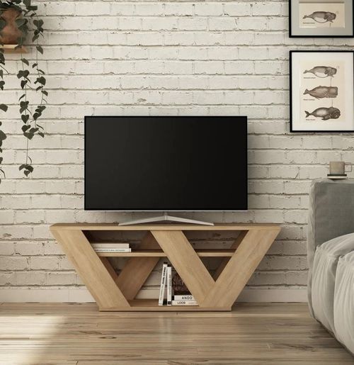 купить Тумба напольная для TV Trendy Pipralla, Stejar 110x40x30cm в Кишинёве 