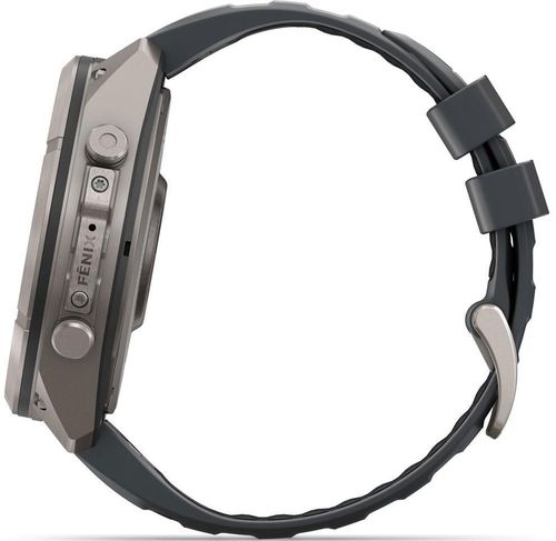 cumpără Ceas inteligent Garmin Fenix 9 Pro, 51mm, Ti w/Gpt/Blk bnd (010-04337-26) în Chișinău 