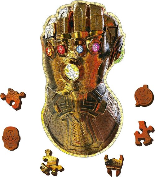 купить Головоломка Trefl (20174) Puzzle din lemn, Mănușa Infinitului (500+5elem) в Кишинёве 