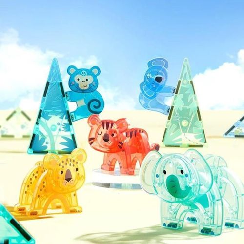 купить Конструктор Mideer CT6399 Set de construcție magnetic Pădurea magică, 40 elem. в Кишинёве 