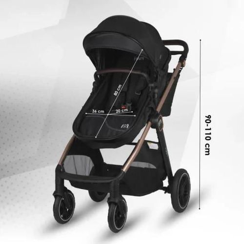 cumpără Сărucior pentru copii Coccolle Hapi Soley H2003 Carucior 3/1, Jet Black în Chișinău 
