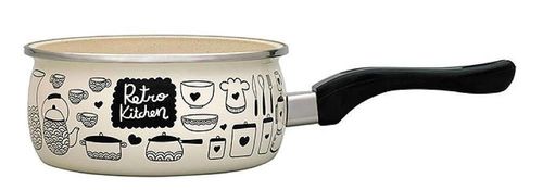 cumpără Căuș Metalac 54168 Caus emailat Retro 16cm, 1.6L, maner bachelita în Chișinău 