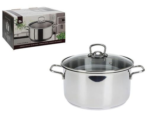 купить Кастрюля Promstore 49597 EH 4.55l, D22X12cm, inox в Кишинёве 