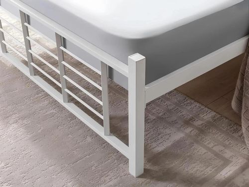 cumpără Pat Evger K-01 160x200cm White (без матраса) în Chișinău 