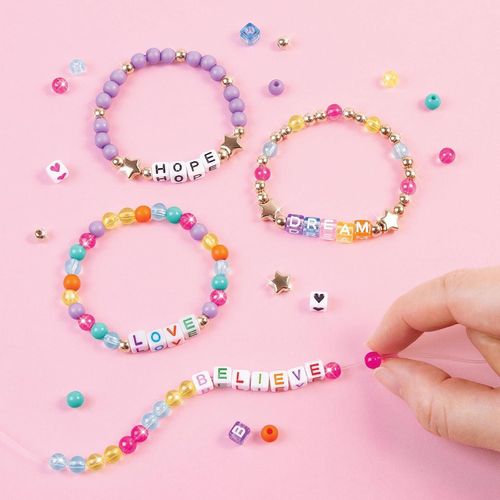 купить Набор для творчества Make it Real 1742M Say Yes! Alphabet Bead Kit в Кишинёве 