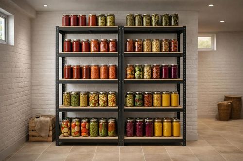 cumpără Raft de depozitare Xenos SmartLine 180x90x40cm Black în Chișinău 