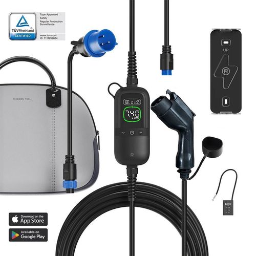 cumpără Stație de încărcare Rheidon Tech PC200-Pro-7K4-TYPE1 Încărcător portabil p/u mașini electrice Type 1, 7.2 kW, 32A, 230V (Monofazat) în Chișinău 