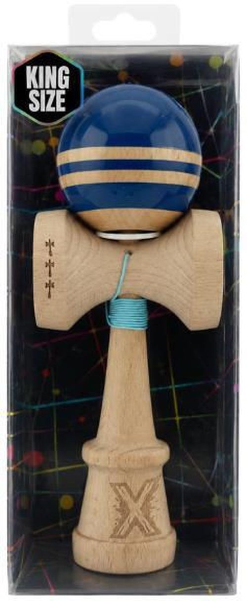 купить Активная игра Essa 164340 Kendama Flippy X Original Rainbow, King Size, albastru-maro в Кишинёве 