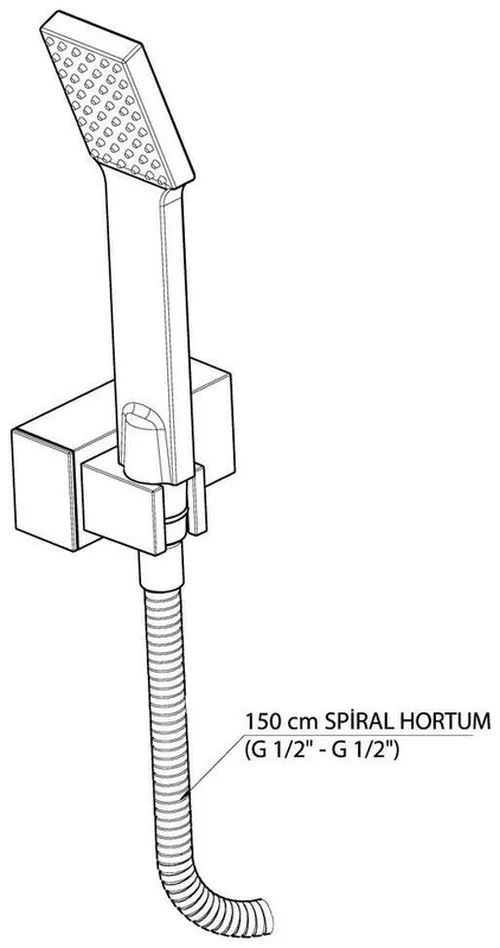 купить Набор для душа GPD DST26 (para dus 45x70) в Кишинёве 
