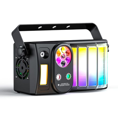 cumpără Utilaje pentru scenă Bon Audio ZQ05198 Bee Eye 5in1 Efect Strobe – Stroboscop în Chișinău 