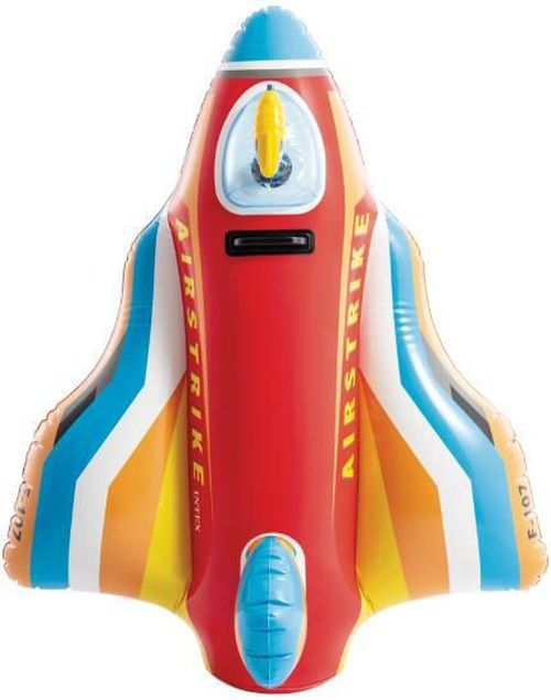 cumpără Plută-saltea gonflabilă Intex 57531 Plută-saltea gonflabilă Avion de vânătoare cu pistol de apă, 112х91cm, 3+ în Chișinău 