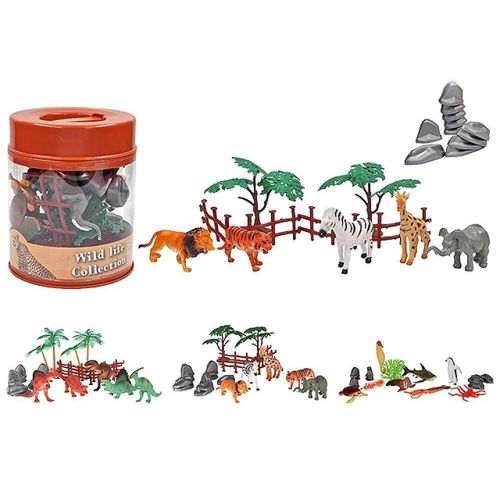 купить Игрушка Promstore 52506 Set de figurine Free&Easy animale, 20buc в Кишинёве 