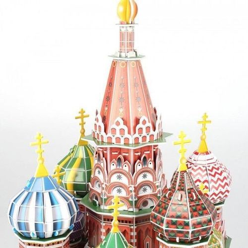 купить Конструктор Cubik Fun L519h 3D Puzzle St. Basils Cathedral LED в Кишинёве 