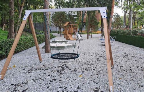 cumpără Leagăn PlayPark 4231 Dublu din lemn/oțel SA-01 în Chișinău 