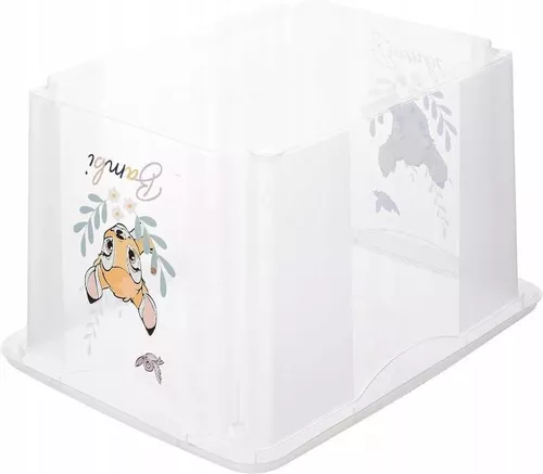 купить Короб для хранения Keeeper Bambi Transparent (12238001) 30L для игрушек в Кишинёве 
