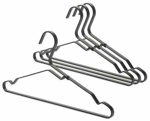 купить Вешалка для одежды Brabantia 1000823 Linn, negru, 4buc в Кишинёве 