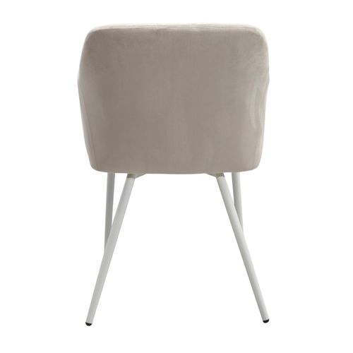 cumpără Scaun Deco Loper Catifea SC-8266 Camel (HLR-7) + White Legs în Chișinău 