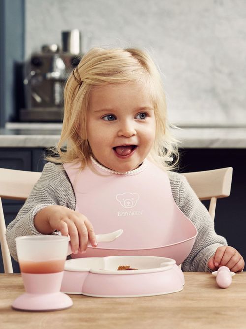 cumpără Seturi pentru hrănire bebelușilor BabyBjorn 070064A Set pentru alimentatie Powder Pink în Chișinău 