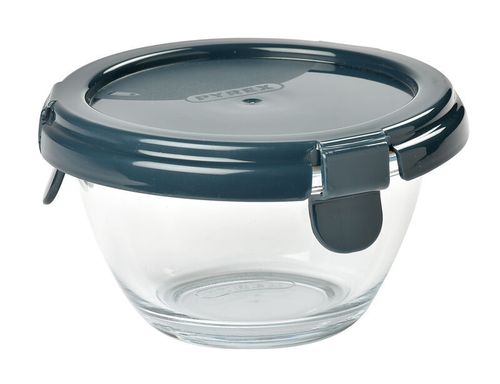 Recipient ermetic sticla Pyrex -  Beaba Dark Blue 