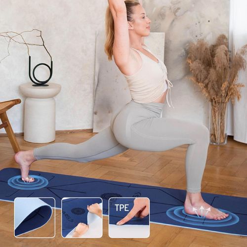 cumpără Echipament pentru yoga HMS YM10 Abisal Yoga Mat TPE Dark Blue în Chișinău 