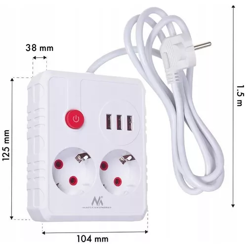 купить Фильтр электрический Maclean MCE387W в Кишинёве 