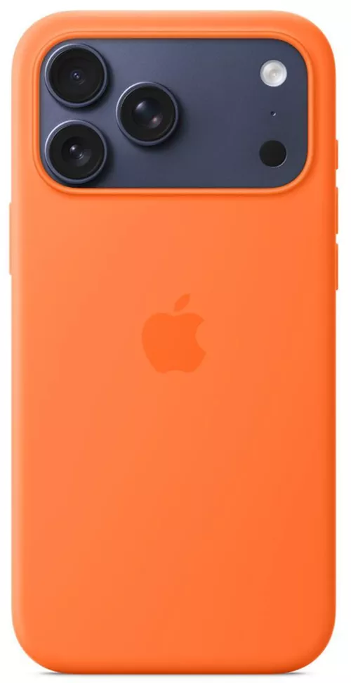 cumpără Husă pentru smartphone Apple iPhone 17 Pro Max Silicone Case with MagSafe – Orange MGFL4ZM/A în Chișinău 