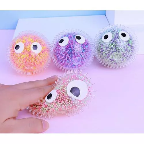 купить Игрушка Essa S45608 Jucărie-antistres, Minge cu țepi si lumini (8 cm) в Кишинёве 