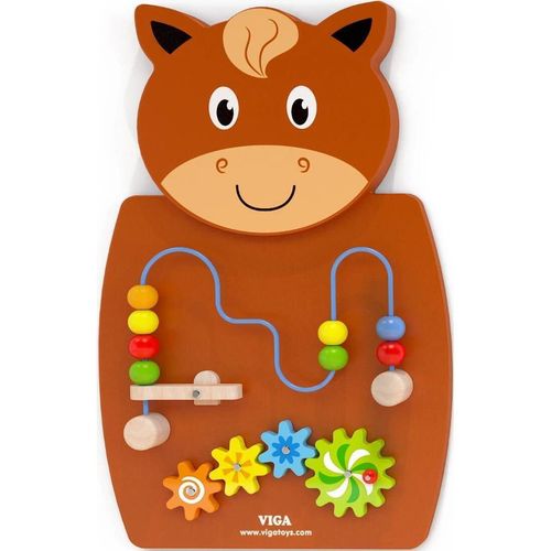cumpără Puzzle Viga 50678 Busyboard (de perete) "Căluțul cu labirint" în Chișinău 