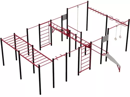 купить Уличный тренажер Kidigo WorkOut 6 (21261) в Кишинёве 