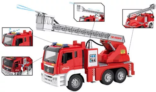 купить Машина Wenyi WY1125A 1:10 Camion de pompieri cu inerție (lumină / sunet) в Кишинёве 