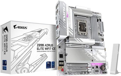 купить Материнская плата Gigabyte Z890 AORUS ELITE WIFI7 ICE в Кишинёве 