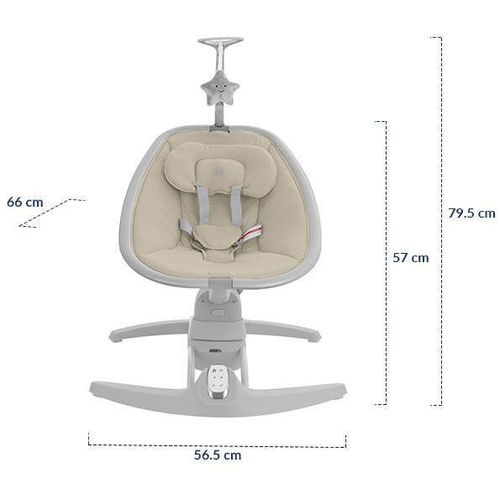 cumpără Leagăn pentru bebeluși Kikka Boo 31005010059 Spinny Grey în Chișinău 