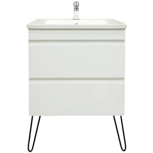 купить Шкаф под умывальник Bayro универсальный Studio под умыв. Argo 600 белый мат в Кишинёве 