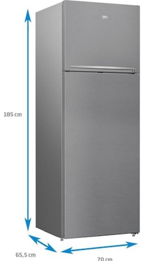 купить Холодильник с верхней морозильной камерой Beko RDNE455K30ZXBN в Кишинёве 