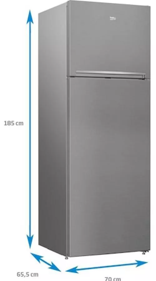 купить Холодильник с верхней морозильной камерой Beko RDNE455K30ZXBN в Кишинёве 