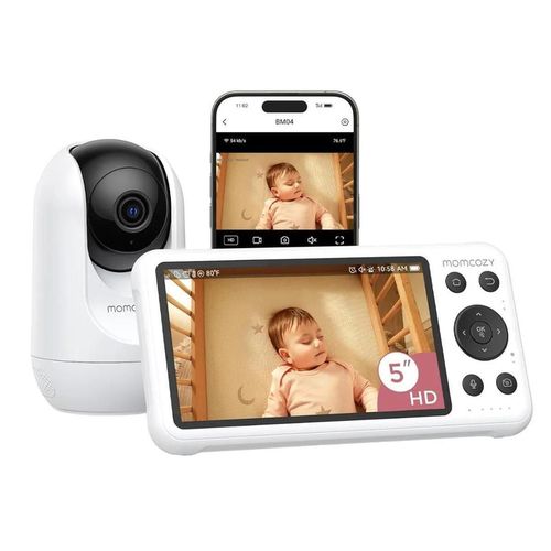 купить Видеоняня Momcozy BM016-WH94BA-A Monitor video digital Smart Wifi 5,5" BM04 в Кишинёве 
