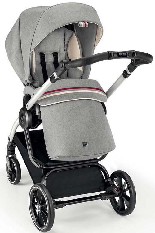 купить Детская коляска CAM SoloPerTe 2in1 TECHNO MILANO 2020 ART978-T553/V94S grey/silver в Кишинёве 