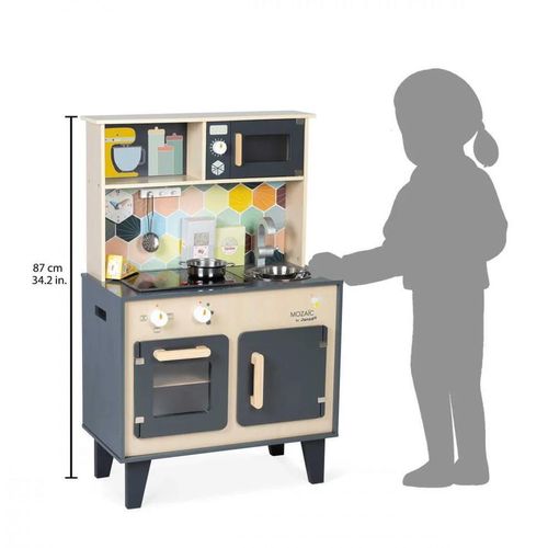 купить Игрушечная кухня и посуда Janod J06609 Bucatarie din lemn Grande Cuisine в Кишинёве 