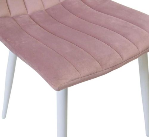 cumpără Scaun Deco DC-90P N25 Catifea Pudra+White Legs în Chișinău 