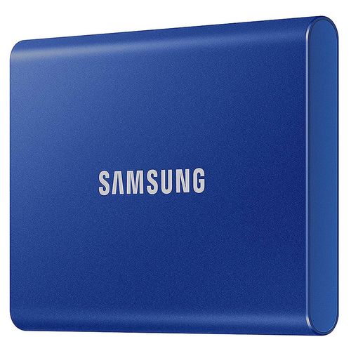 cumpără 1TB Samsung Portable SSD T7 MU-PC1T0H/WW External SSD, Blue, Read 1050 MB/s, Write 1000 MB/s, Shock Resistance, USB 3.2 Gen.2 (SSD extern/внешний SSD) XMAS în Chișinău 