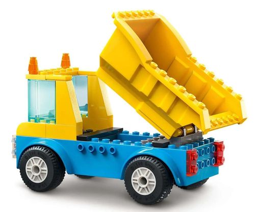 cumpără Set de construcție Lego 60391 Construction Trucks and Wrecking Ball Crane în Chișinău 